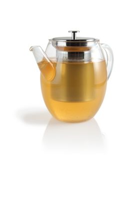 Claire Glass Teapot with Stainless Steel Infuser